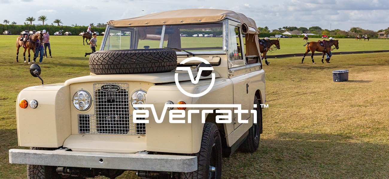 The Polo Commission : electrified Land Rover Series IIa