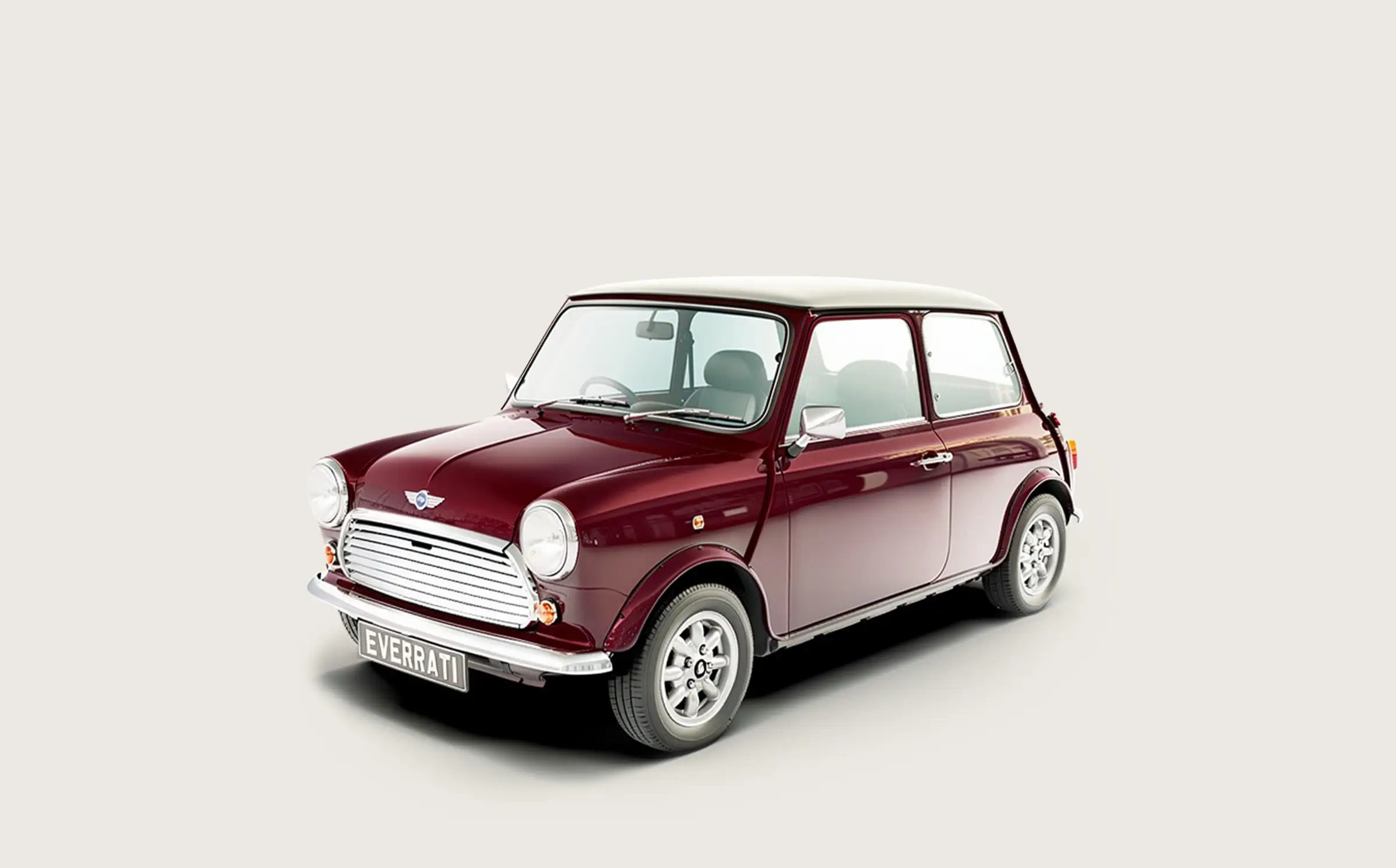 Everrati electric Classic Mini redefined with a bespoke electric powertrain and restored heritage styling.